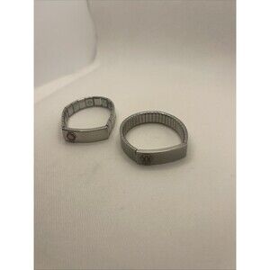 MENS SPEIDEL ID MEDILOG MEDICAL ALERT SILVER STRETCH BRACELET & Extra